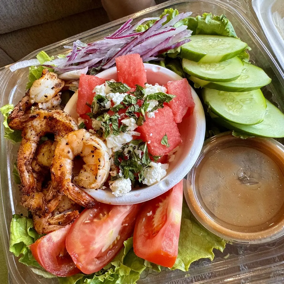 Shrimp Watermelon Salad