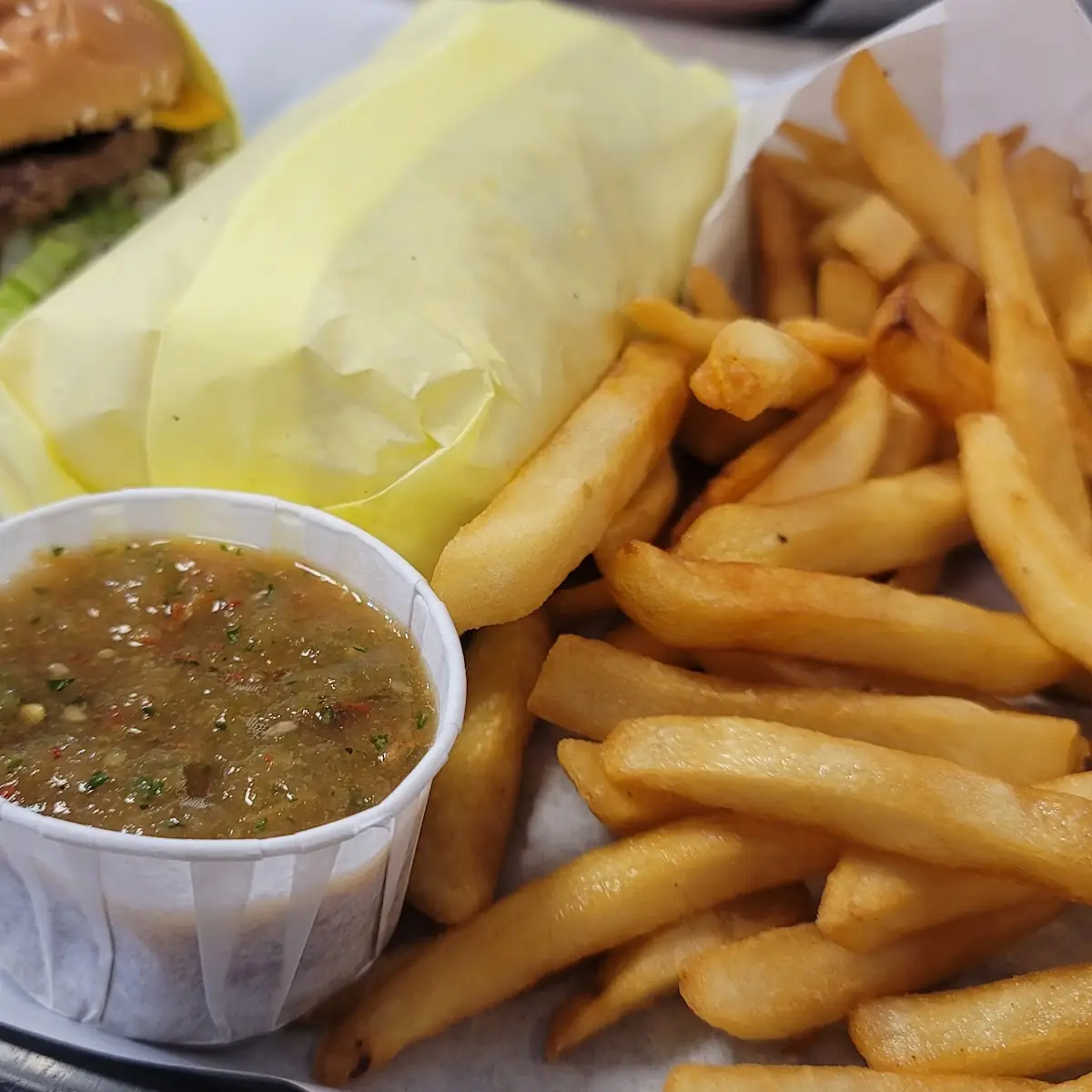 Breakfast Burrito and Cheeseburger Combo