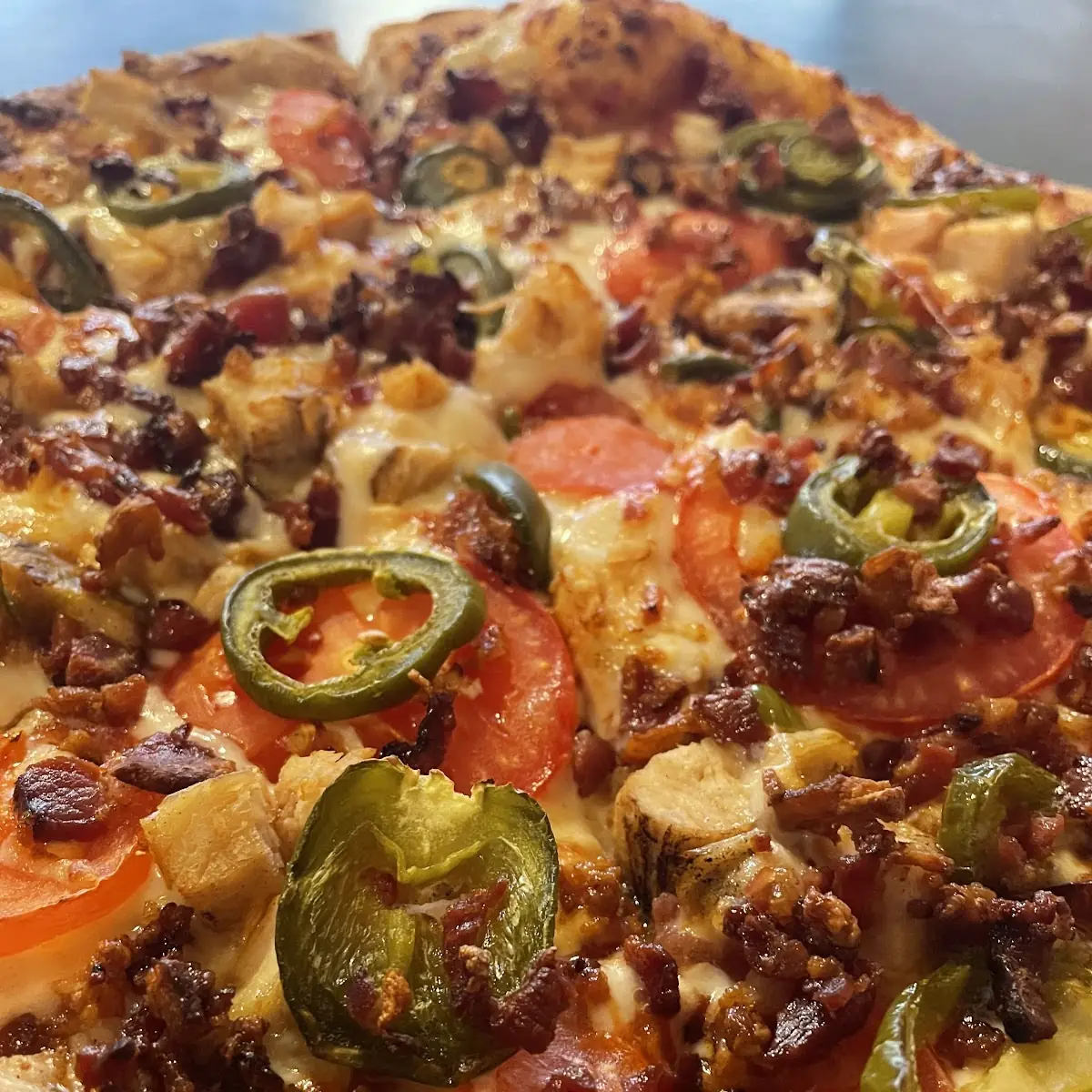 BBQ Bacon Cheeseburger Pizza