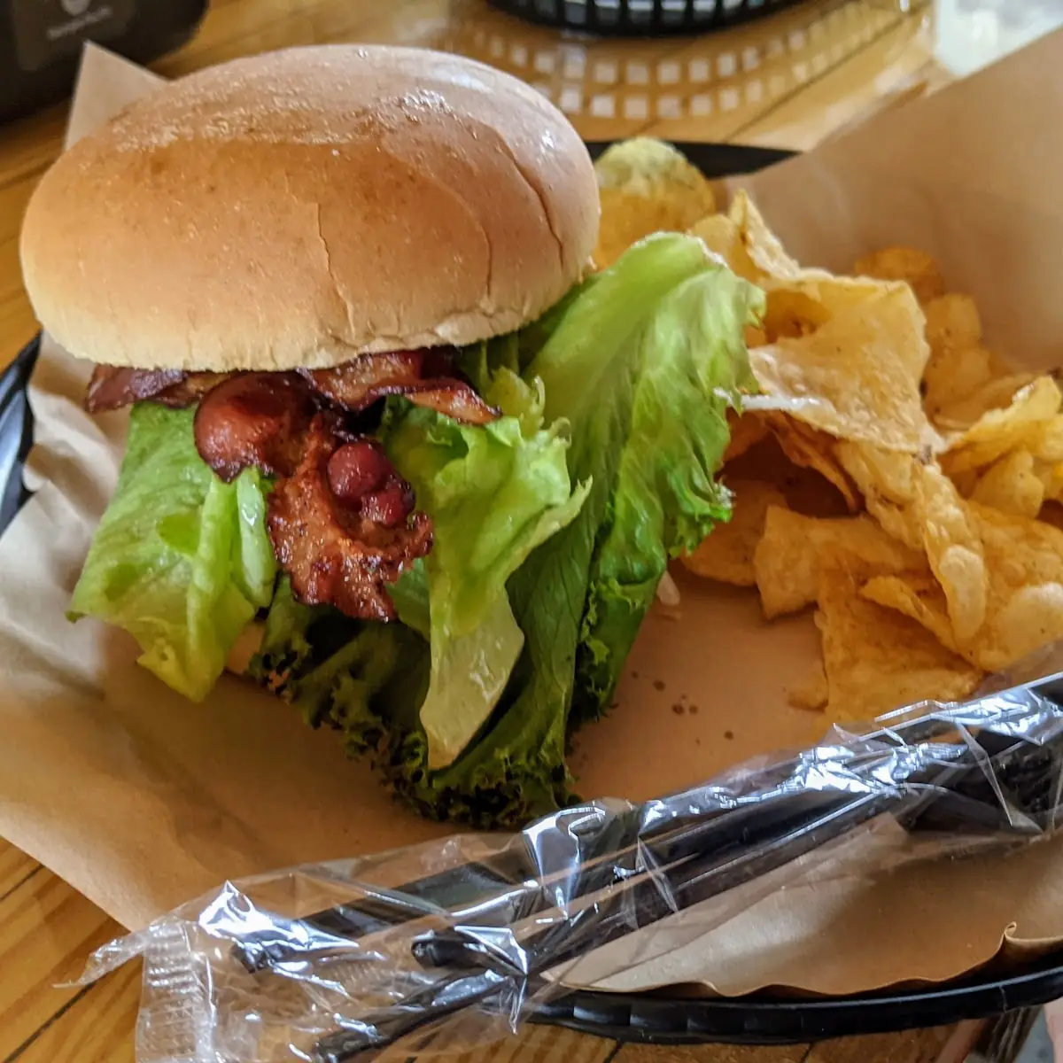 Bacon Cheeseburger with Works
