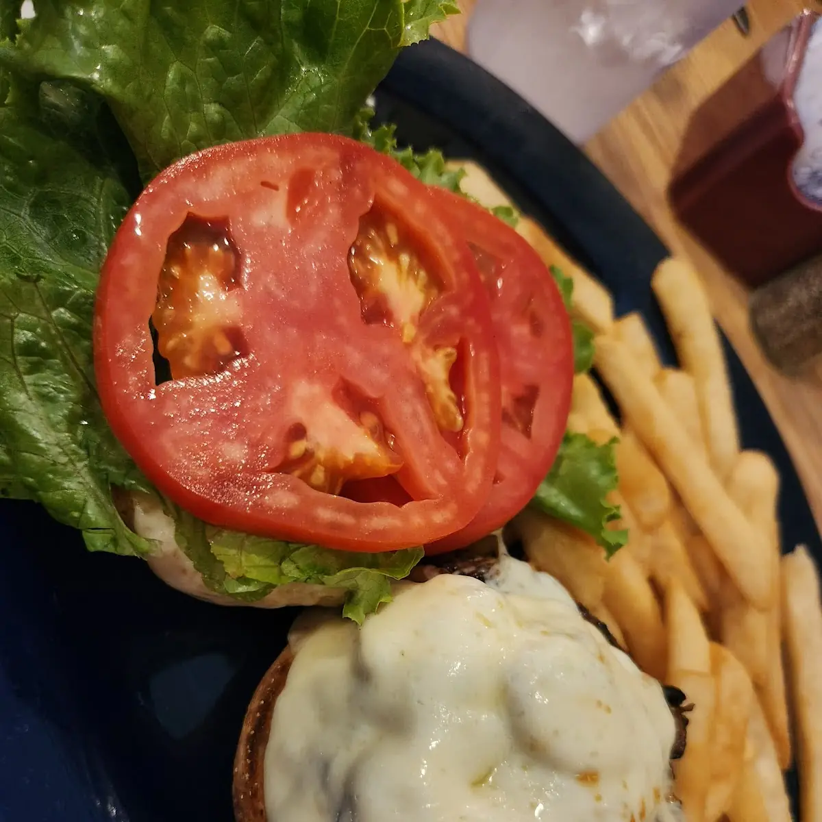 Mushroom Swiss Burger