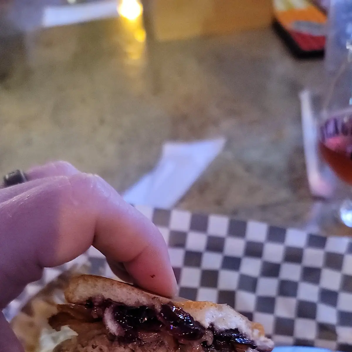 PB&J Bacon Burger