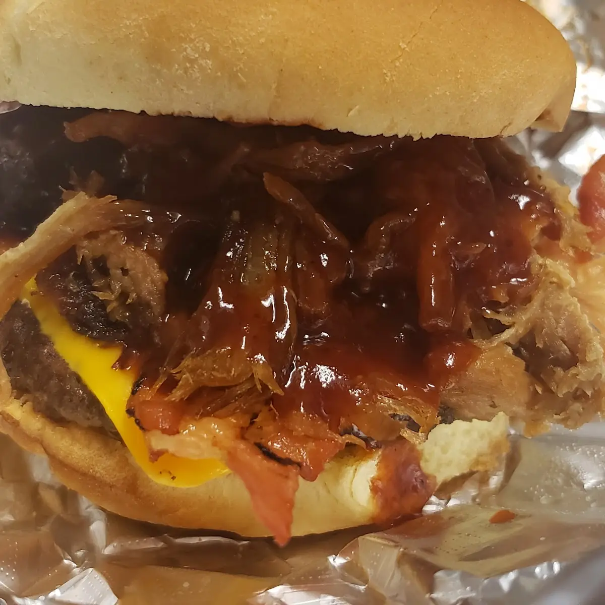 Burger w Pulled Pork
