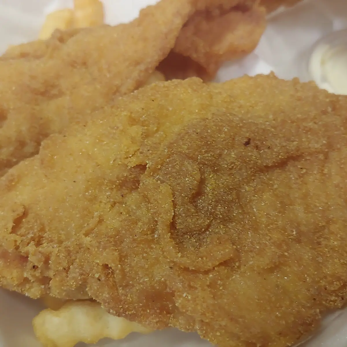 Corn Meal Batter Fried Fish