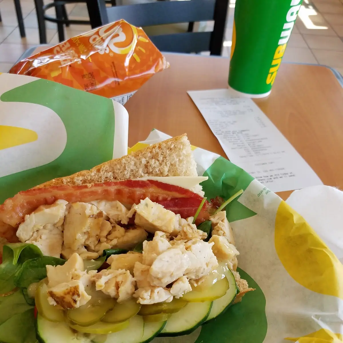Chicken Bacon Ranch Sandwich