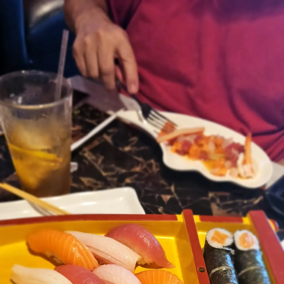 Assorted Nigiri and Maki Boat