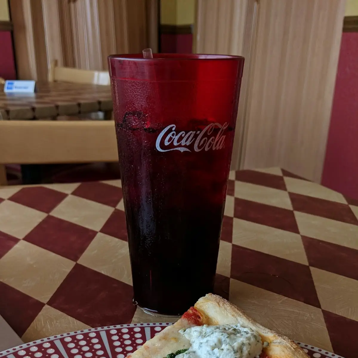 Pizza Slice with Ricotta and Spinach