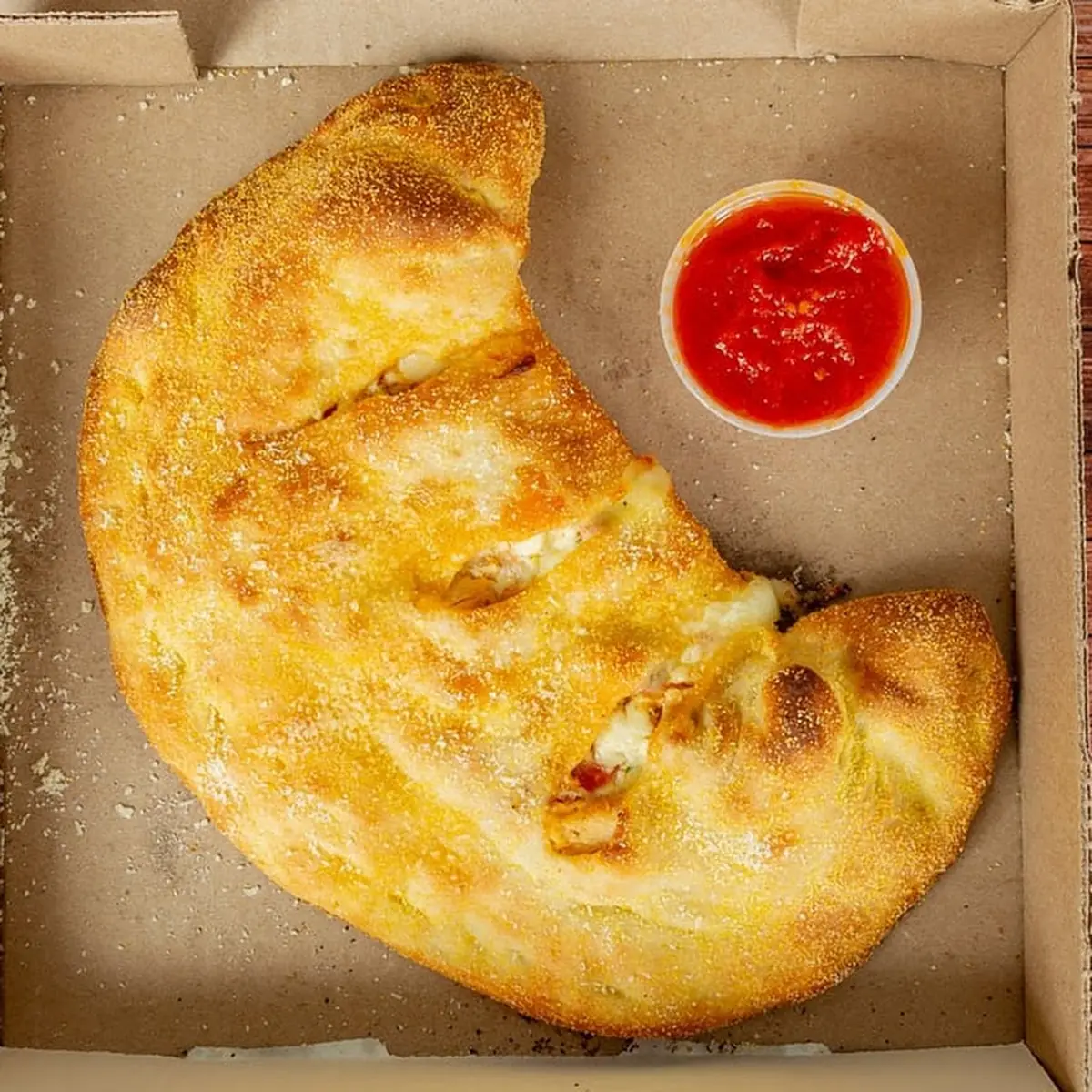Earth Mother with Cheese Calzone
