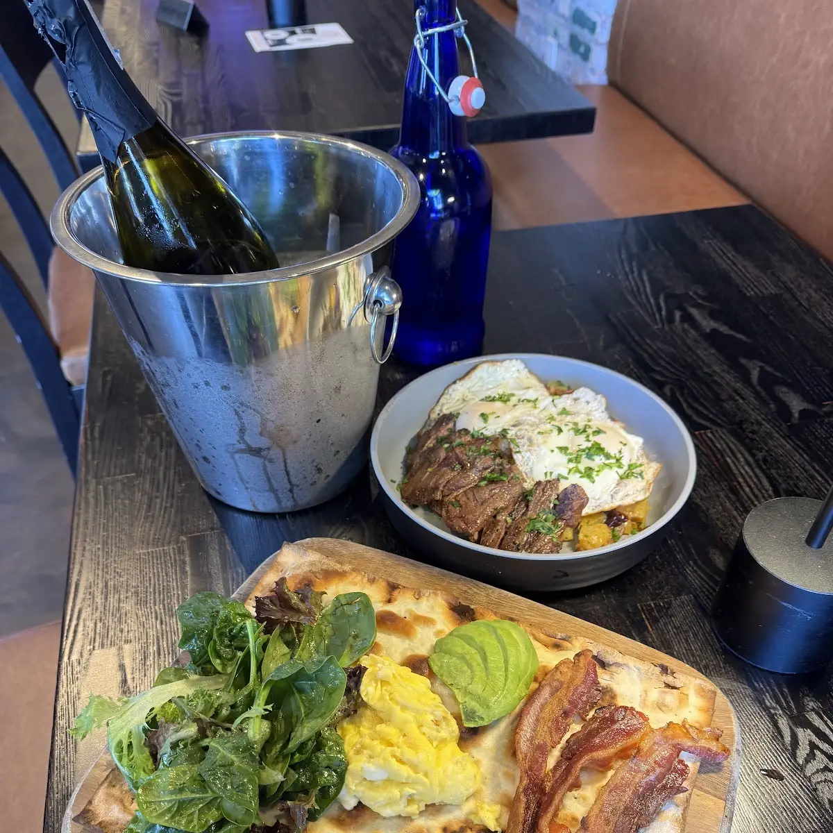Breakfast Plate and Steak & Eggs Hash