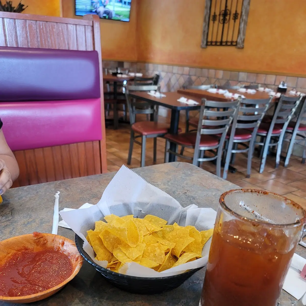 Chips and Two Kinds of Salsa