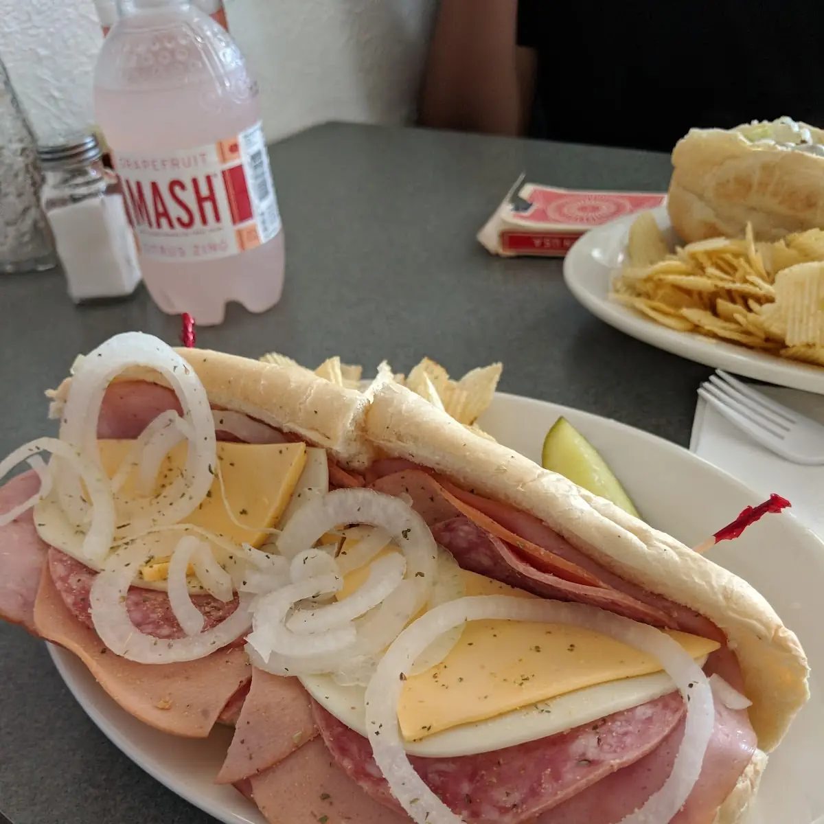Cold Cut Submarine Sandwich
