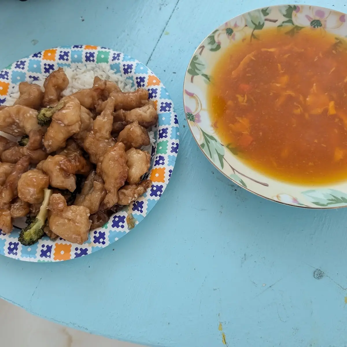Sesame Chicken Rice