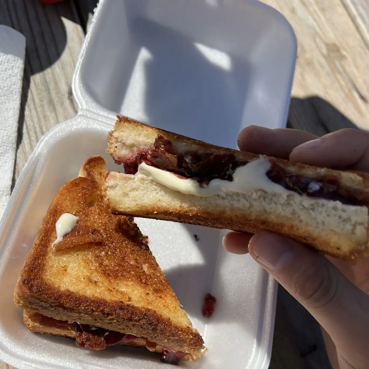 Grilled PB&J Sandwich
