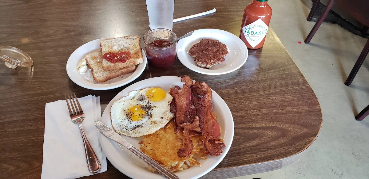 2 Eggs Sunny Side for Bacon
