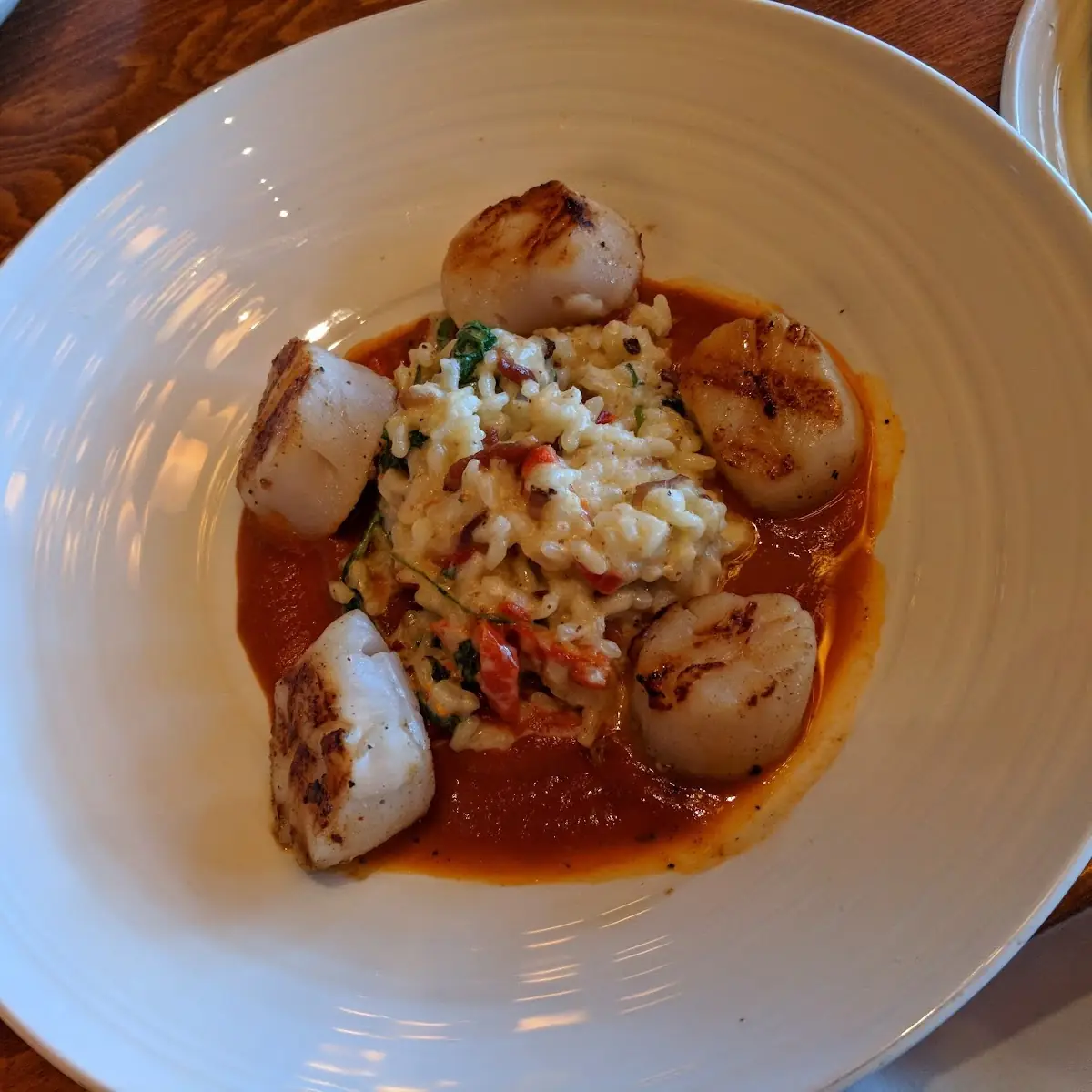 Sea Scallops and Risotto