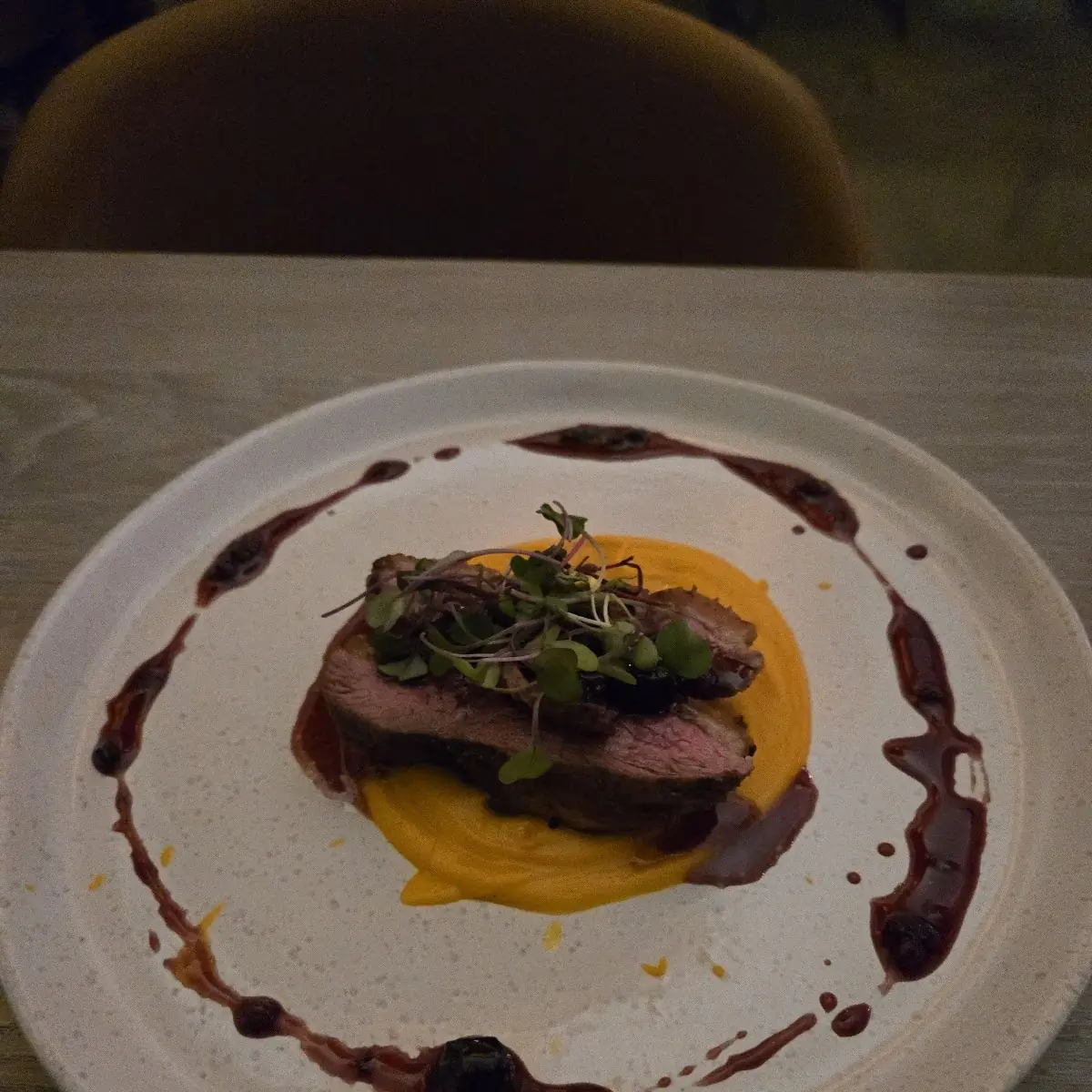 Roasted Honey Glazed Duck Breast