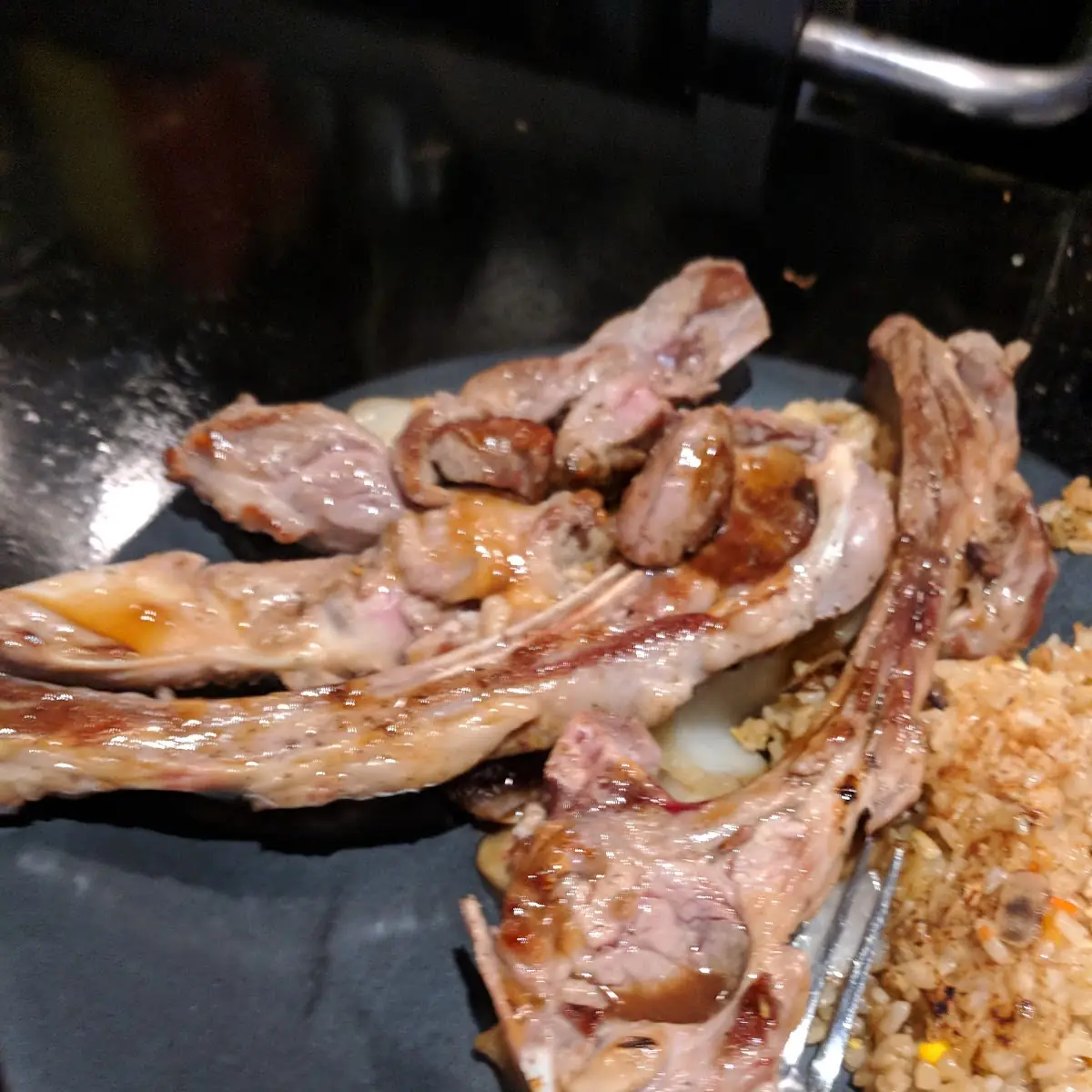 Hibachi Lamb Rack