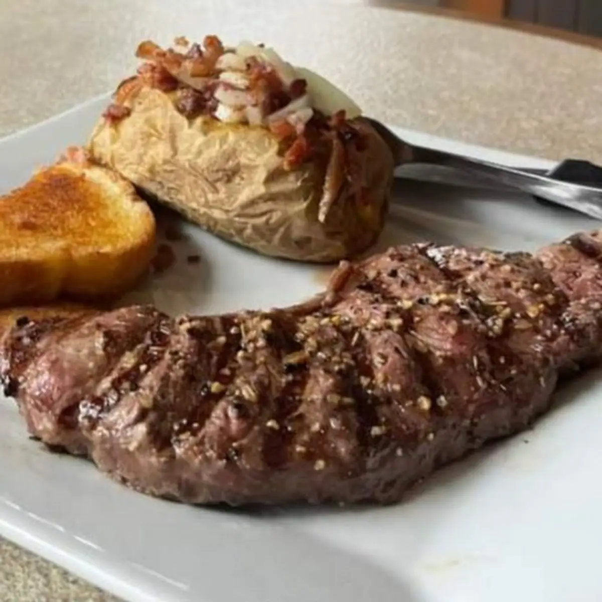 NY Strip Steak Dinner