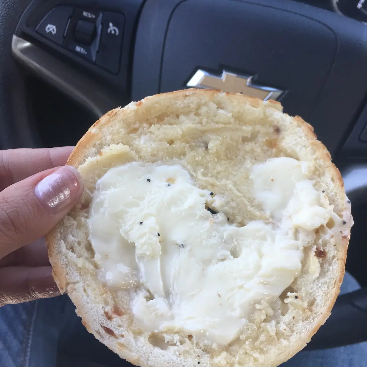 Everything Bagel with Cream Cheese