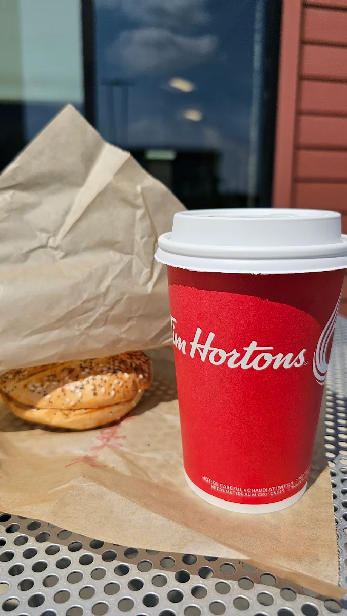 Coffee and Bagel, Tim Hortons