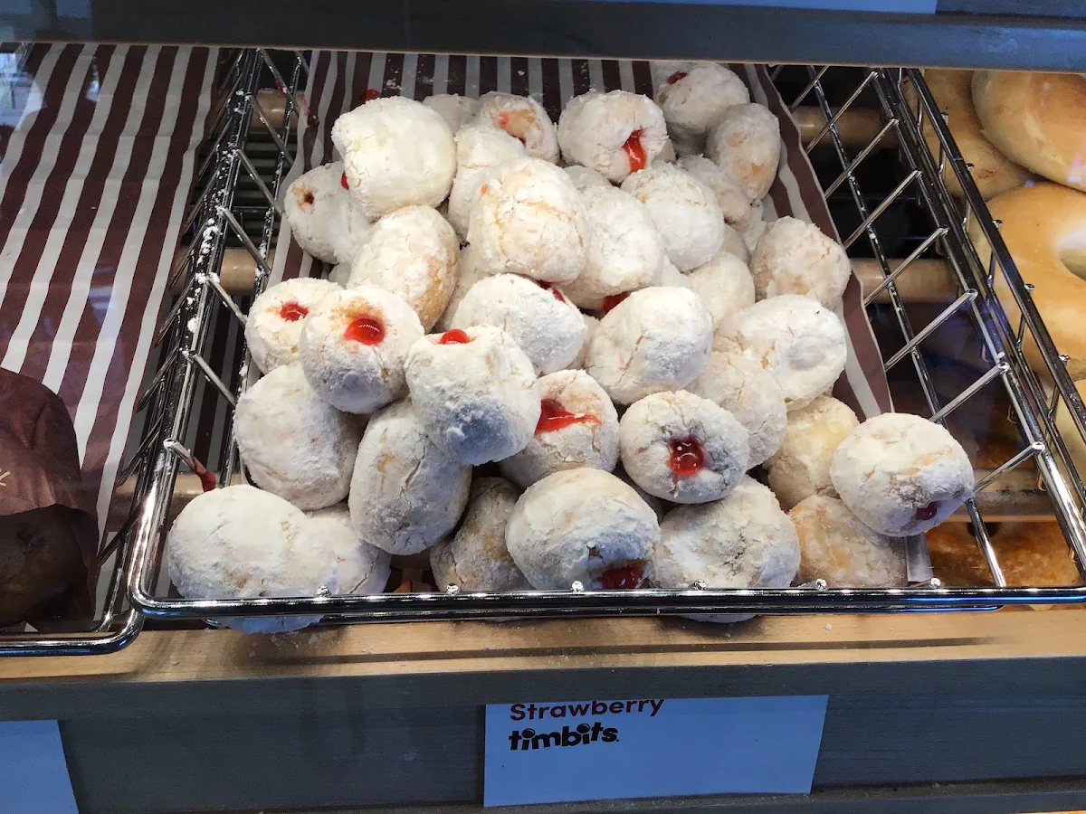 Strawberry Filled Timbits, Tim Hortons