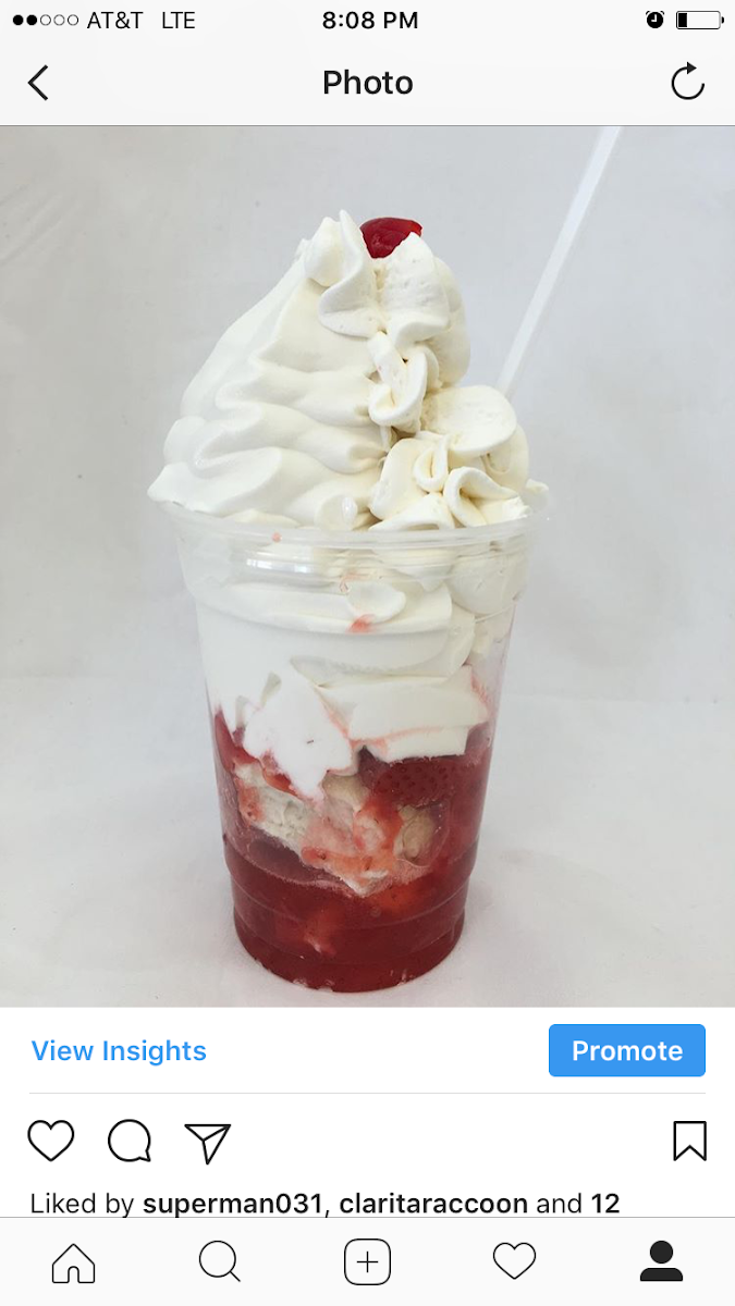 Strawberry Frappe