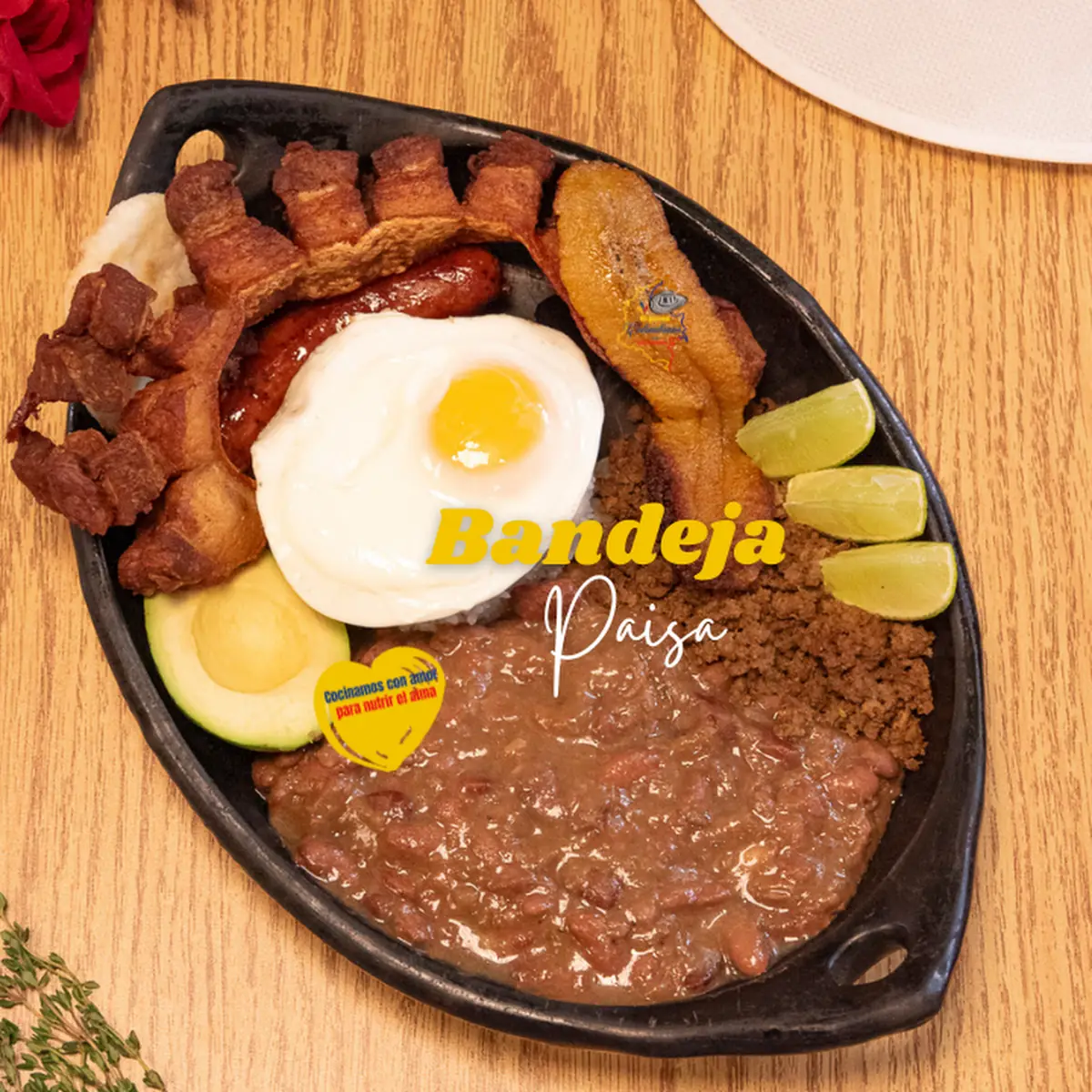 Bandeja Paisa Paisa Tray