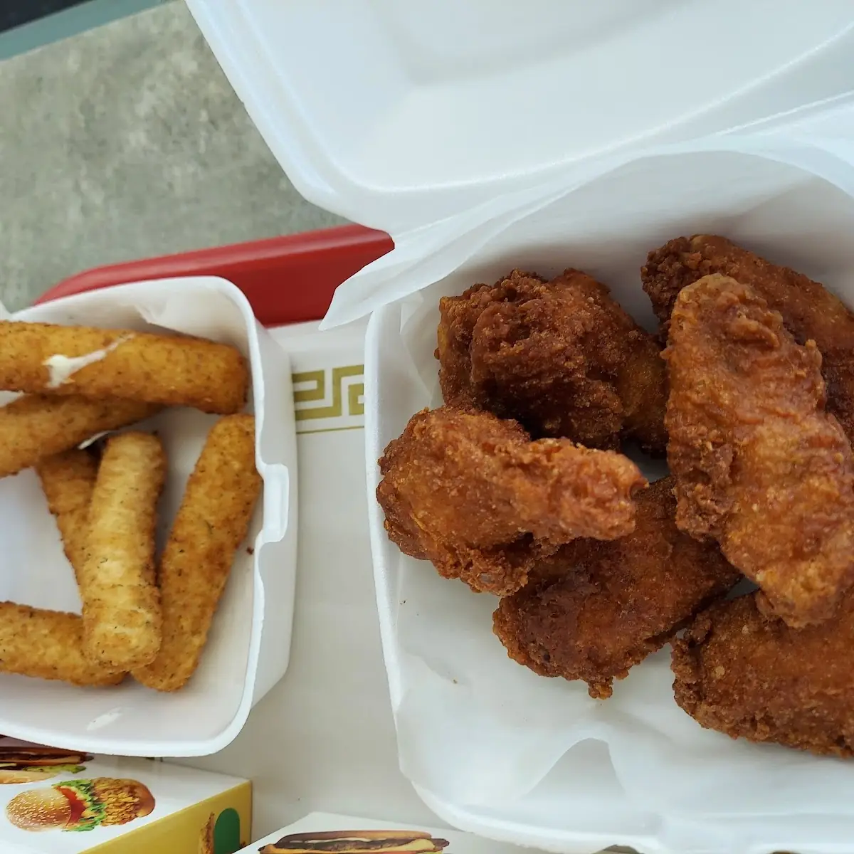 Spicy Chicken and Mozzarella Sticks