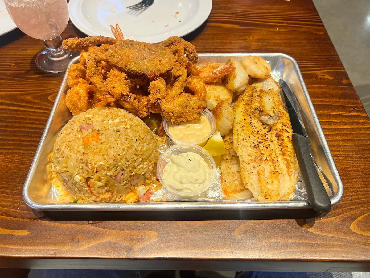 Fried Soft-Shell Crab Platter