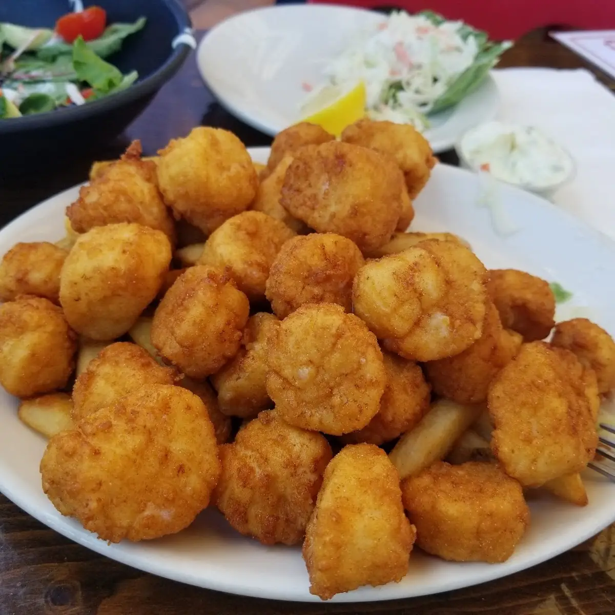 Fried Sea Scallops