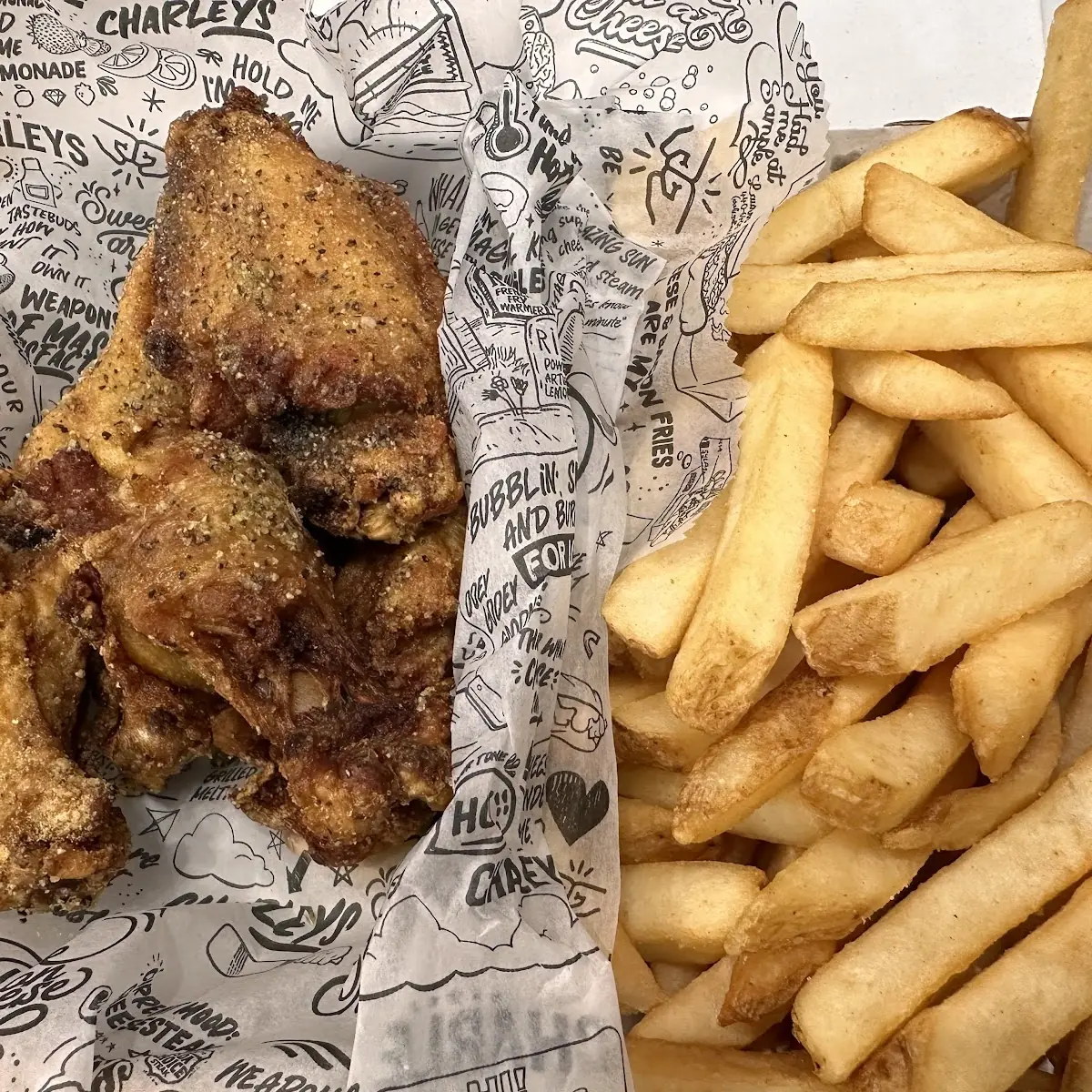 Lemon Pepper Wing Combo