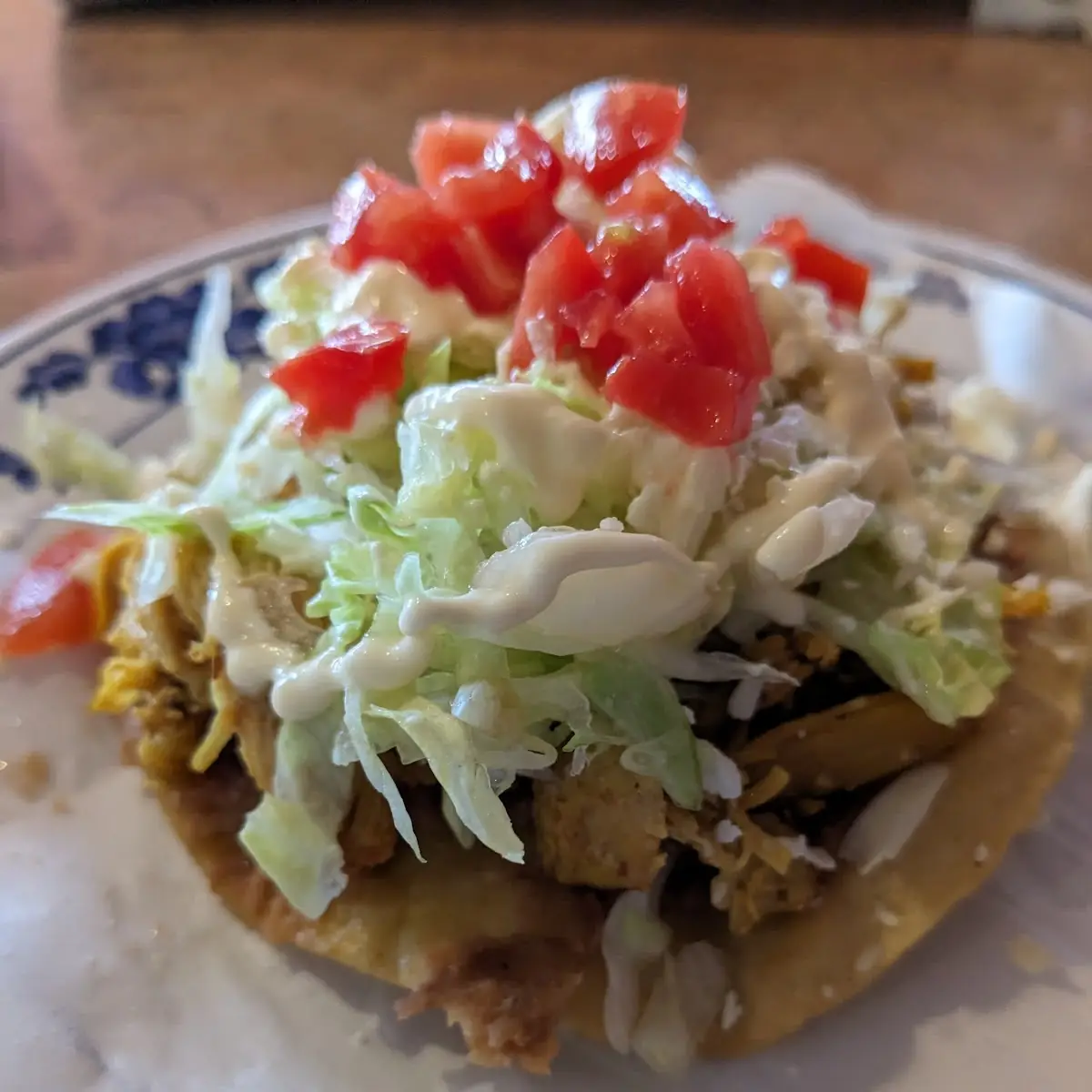 Chicken Tostada