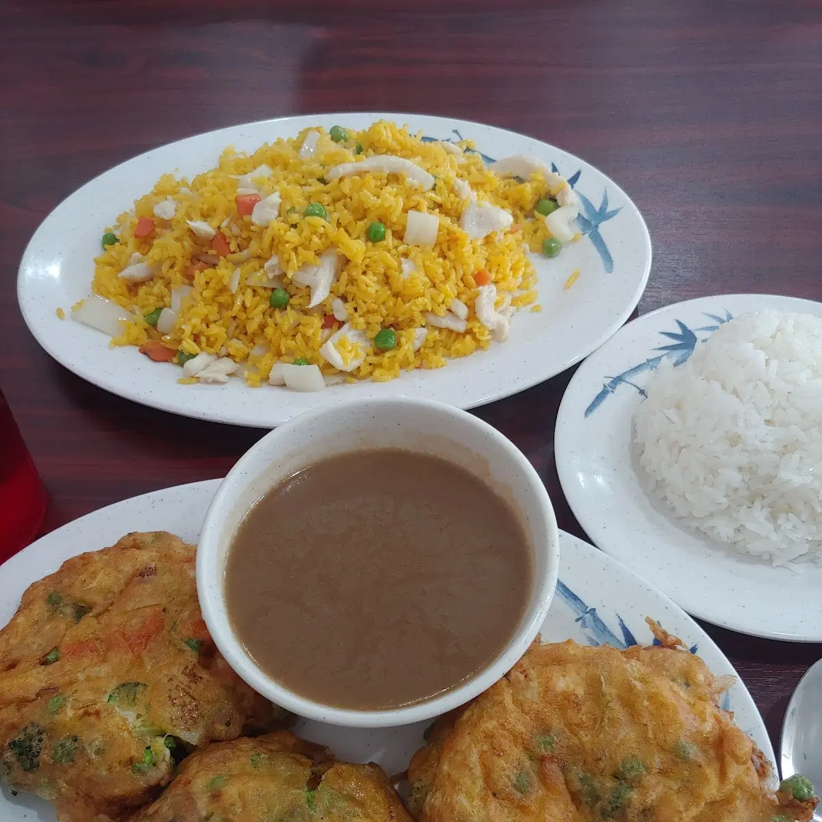 Egg Foo Young Chicken Fried Rice