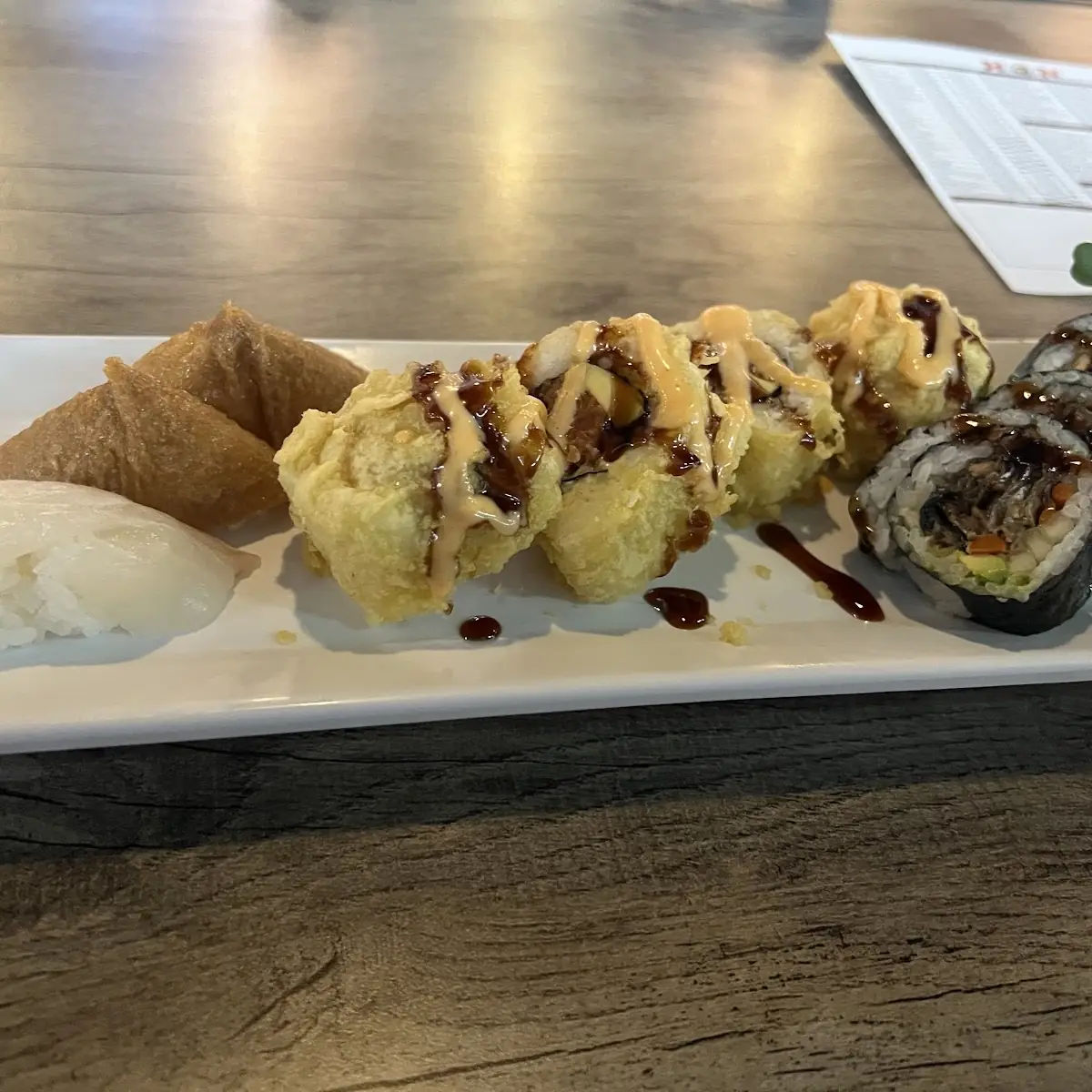 Baked Shrimp Tempura Roll