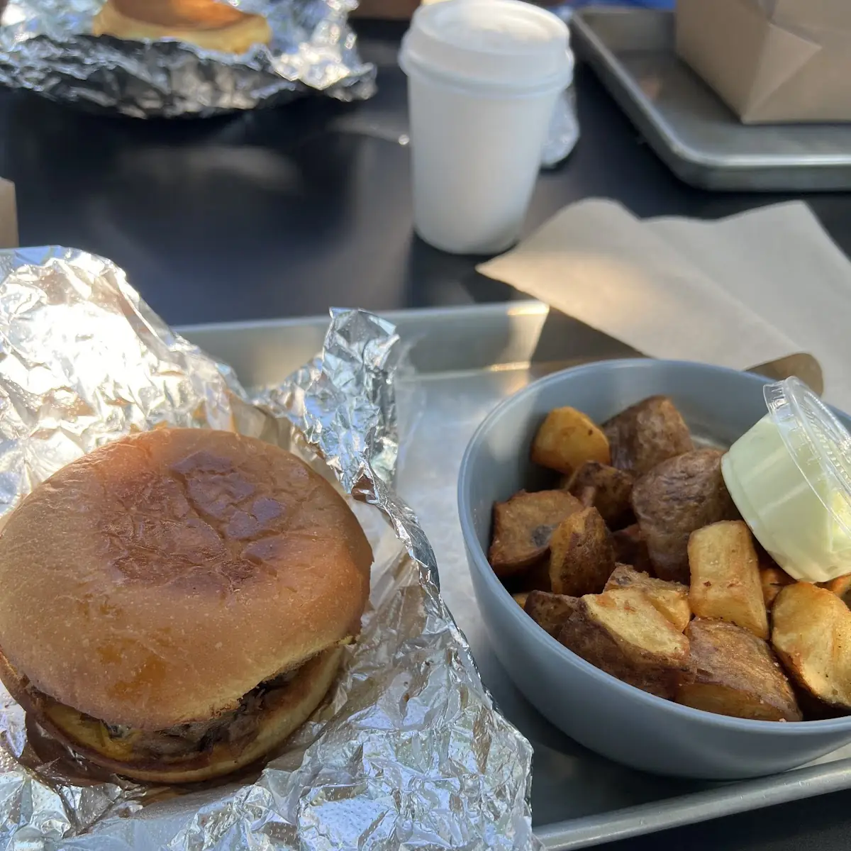 Pulled Pork Breakfast Sandwich