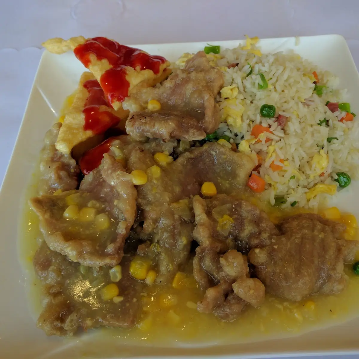 Sweet Corn w Fish Fillet