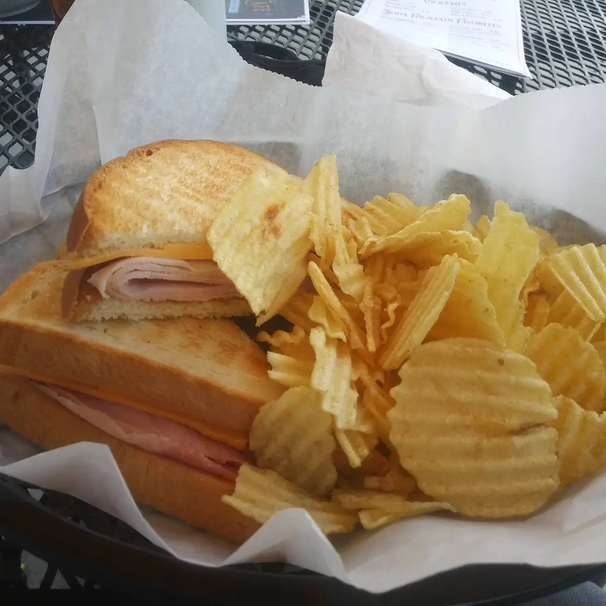 Ham and Cheese Sandwich