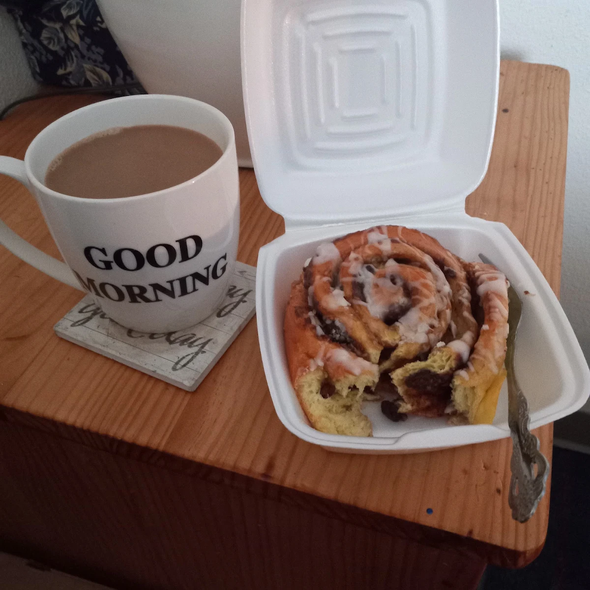 Cinnamon Rolls & Coffee at Home