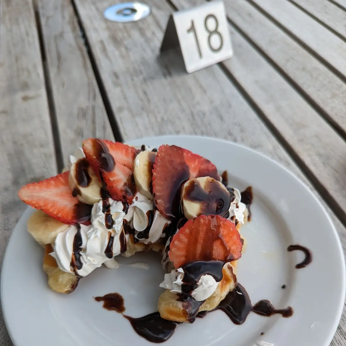 Strawberry Banana Croffel