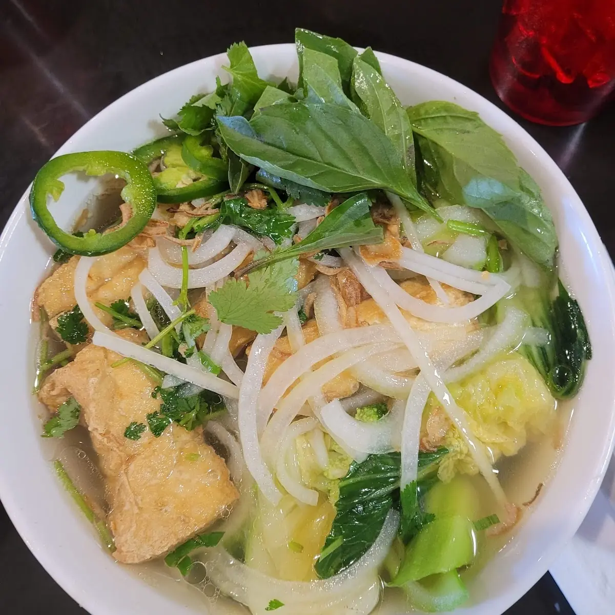 Pho Rau Cai Vegetable Noodle Soup