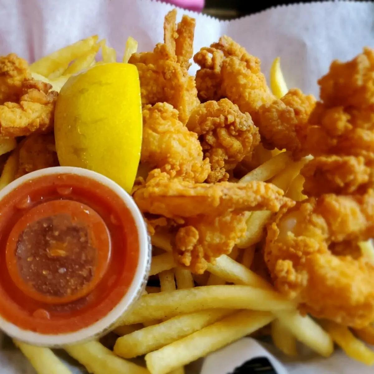 Fried Oysters and Fries
