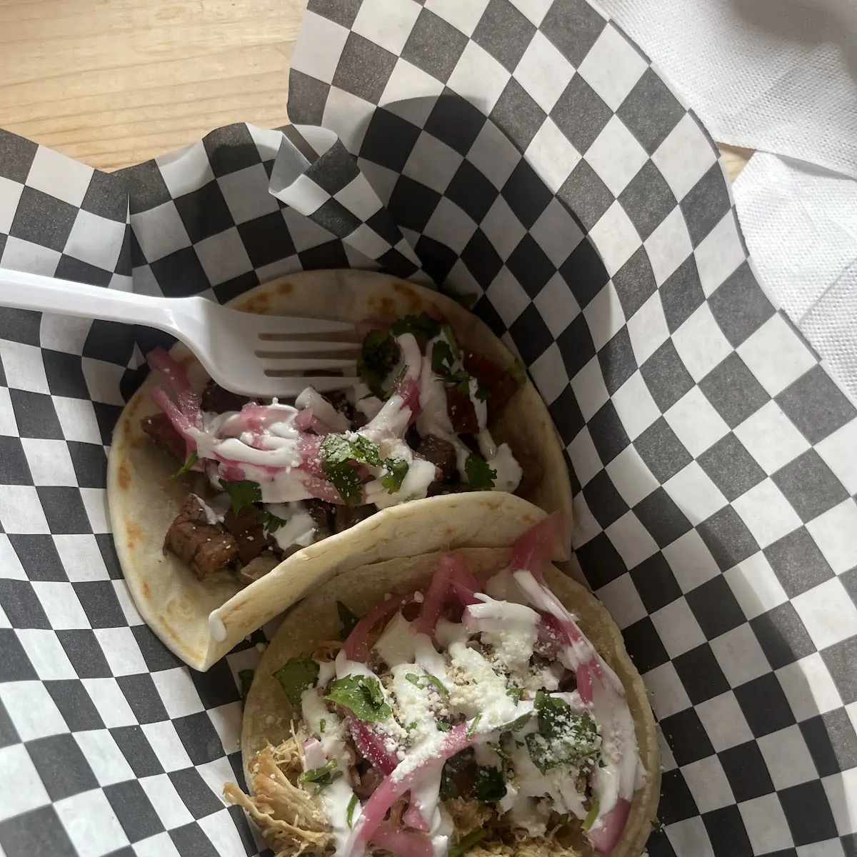 Chicken and Steak Tacos