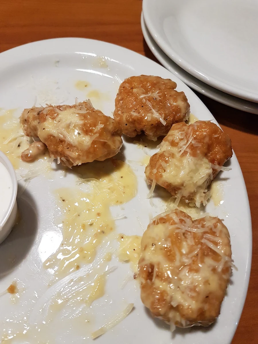Garlic Parmesan Boneless Chicken Bites