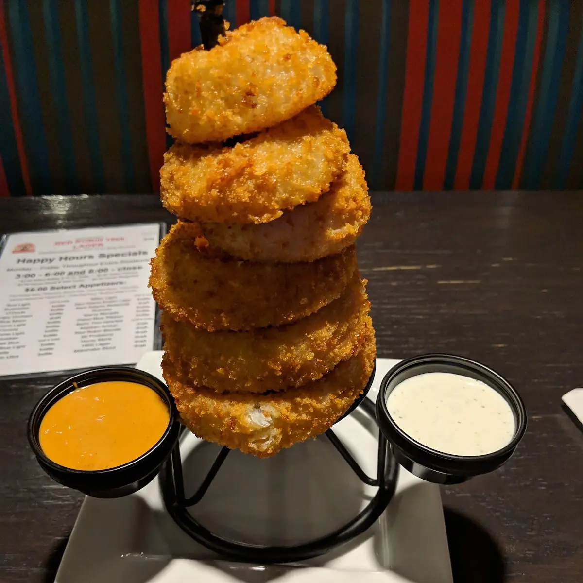 Towering Onion Rings