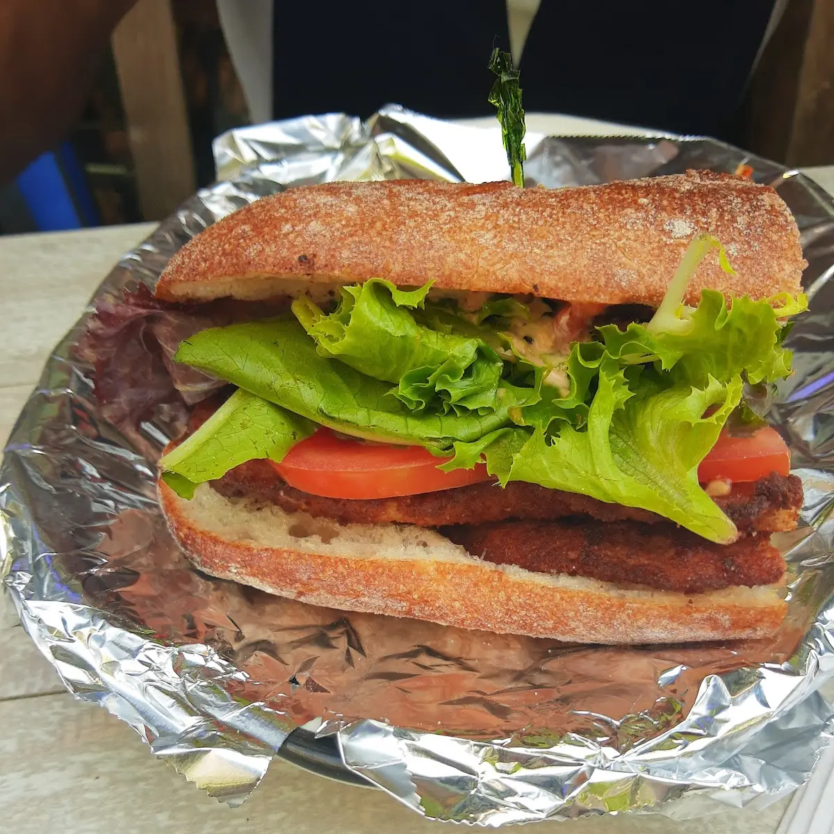 Vegan Schnitzel Sandwich