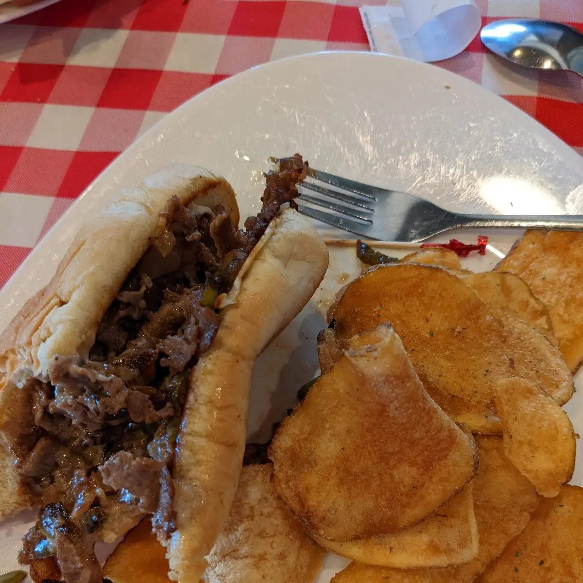 Philly Steak and Cheese Sandwich