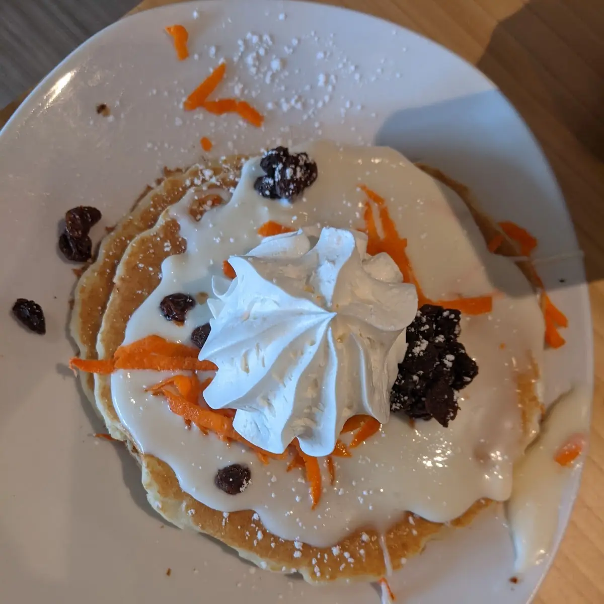 Carrot Cake Pancakes