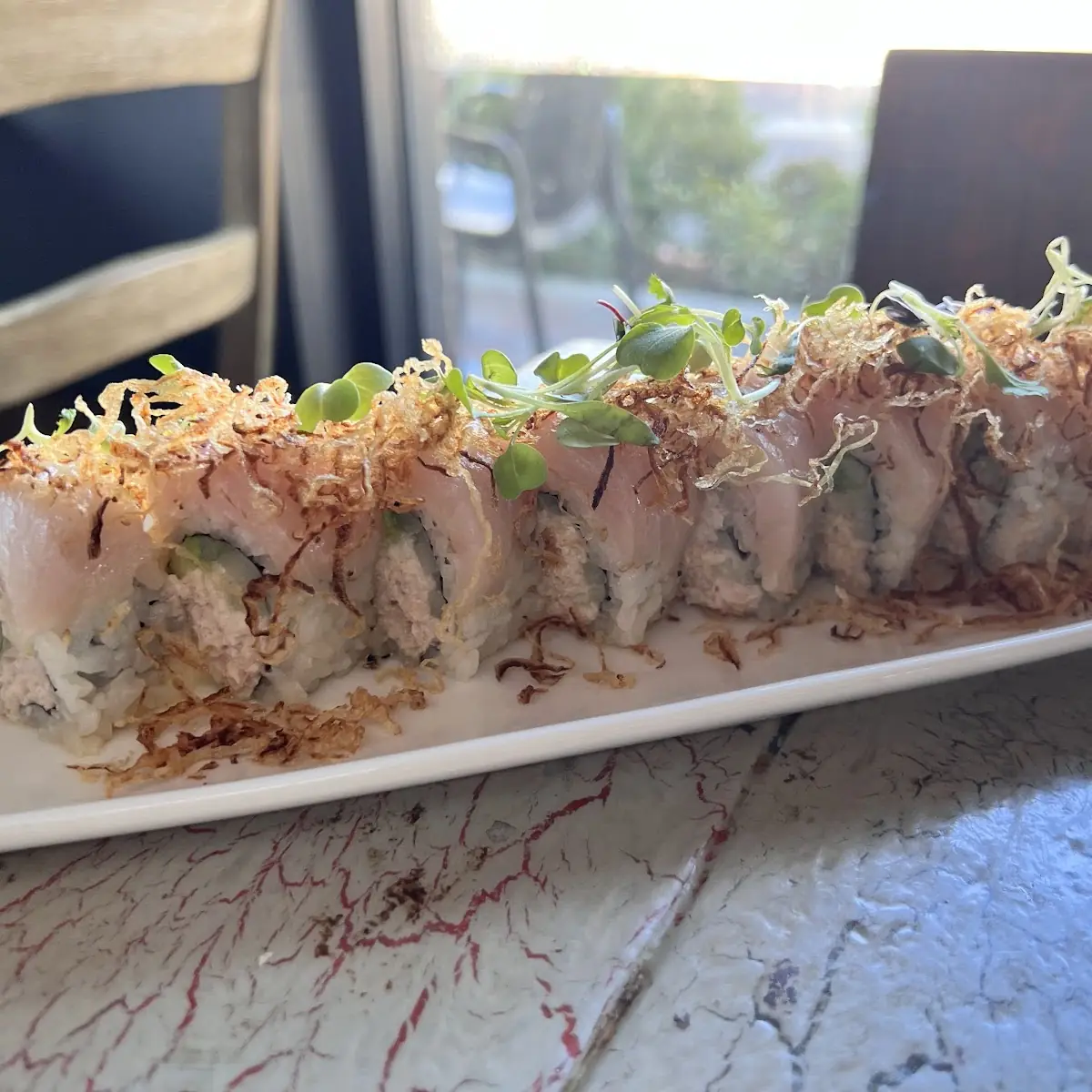 Blue Crab Yellowtail Roll