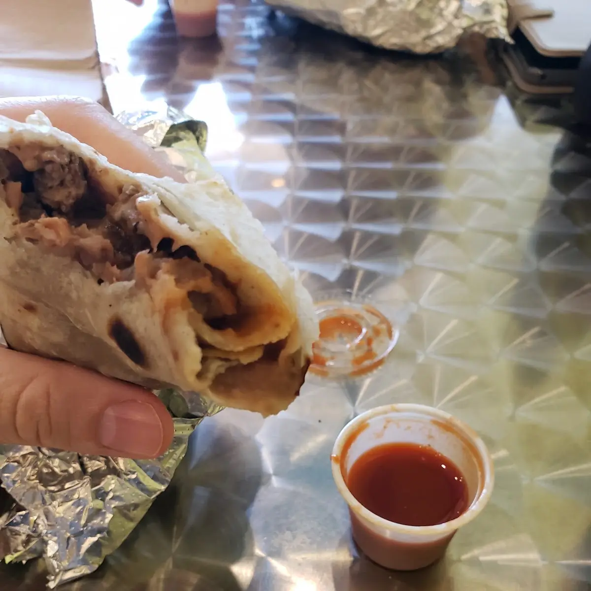 Carne Asada Burrito with Beans