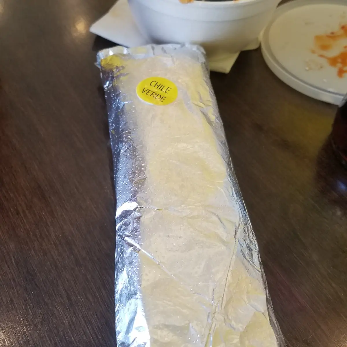 Chile Verde Burrito